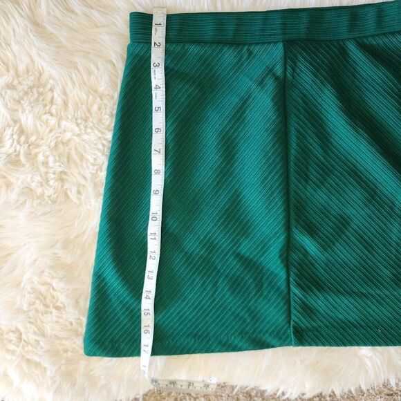 H&M Women’s 100% Polyester The Pencil Skirt Forest Green Size S - Picture 2 of 6